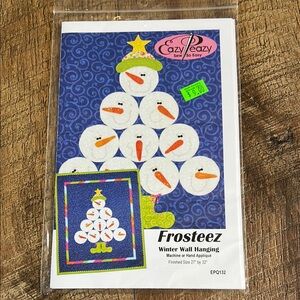Frosteez Winter Wall Hanging Pattern